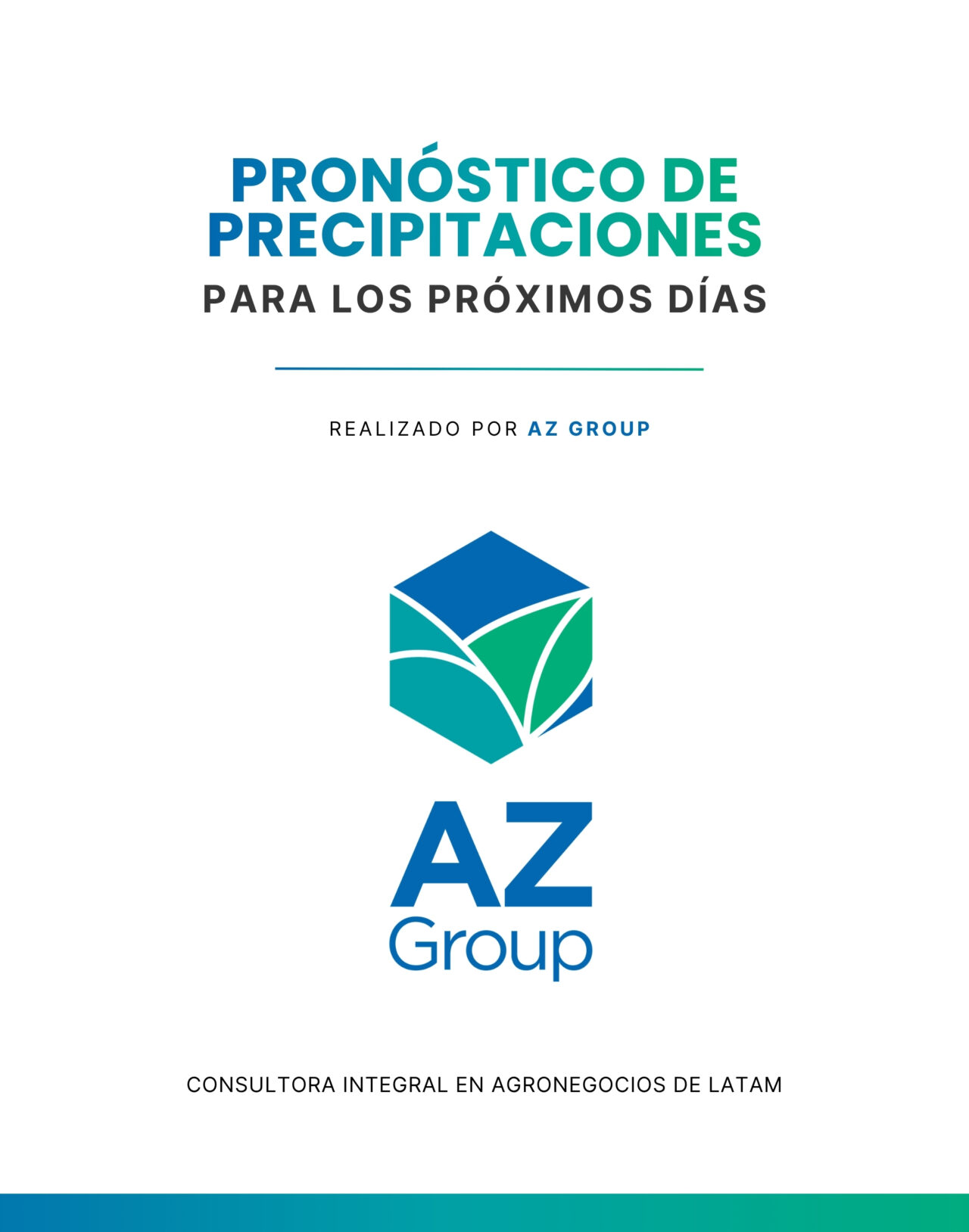 Informe Pronóstico Semanal