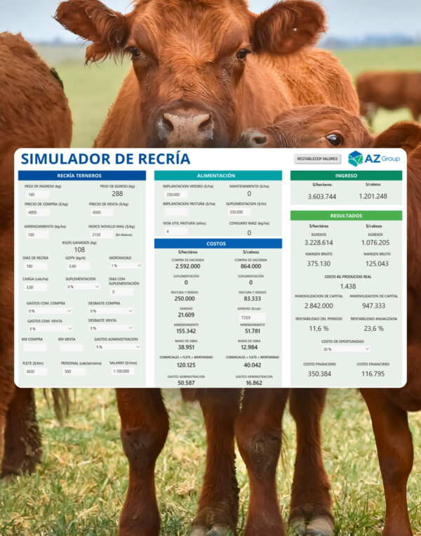 Simulador de Recría