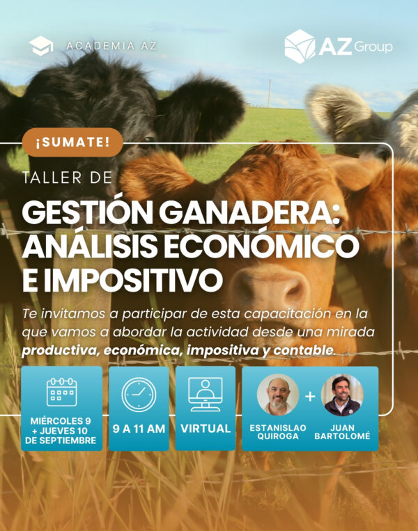 Galería Nueva - Taller Gestión Ganadera - Septiembre 2026