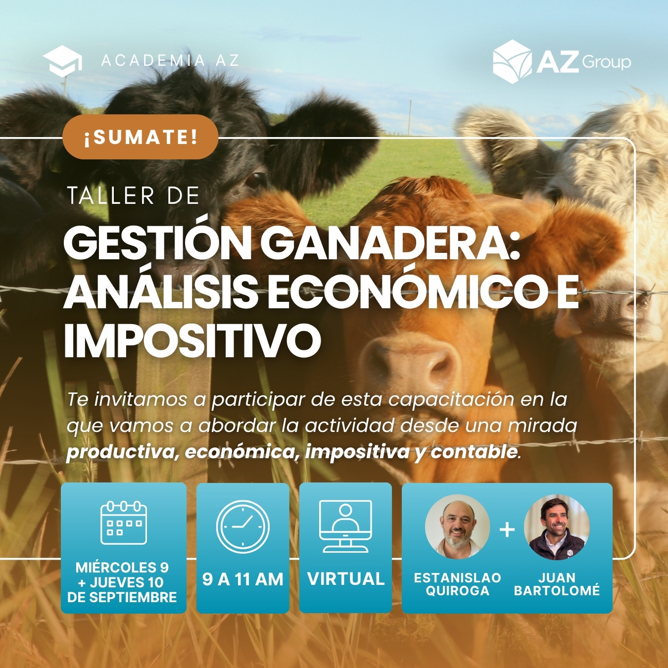 Taller de Gestión Ganadera: Análisis Económico e Impositivo - En Vivo