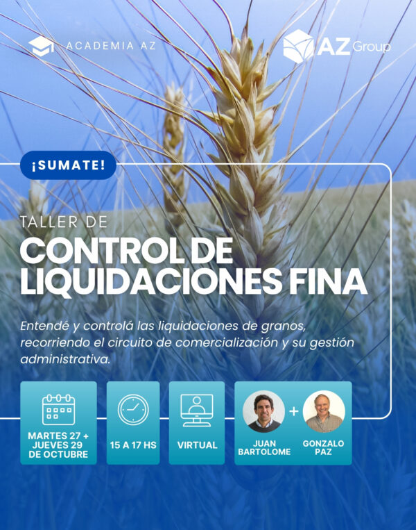 Portada Taller de Control de Liquidaciones - Galería